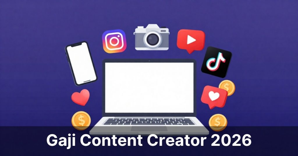 Gaji Content Creator 2026 by kerjanow